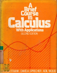 Image of A Brief In Calculus With Application