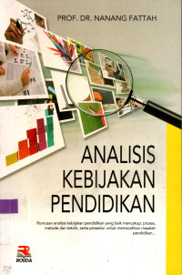 Image of ANALISIS KEBIJAKAN PENDIDIKAN
