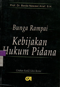 Image of Bunga Rampai Kebijakan Hukum Pidana