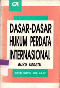 Image of DASAR-DASAR HUKUM PERDATA INTERNASIONAL
