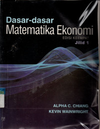 Image of Dasar-dasar Matematika Ekonomi