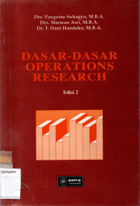 Image of DASAR-DASAR OPERATIONS RESEARCH