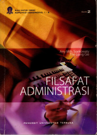 Image of FILSAFAT ADMINISTRASI