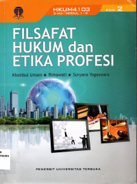 Image of FILSAFAT HUKUM dan ETIKA PROFESI