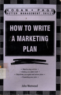 Image of HOW TO WRITER A MARKETING PLAN