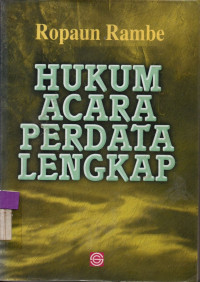 Image of HUKUM ACARA PERDATA LENGKAP