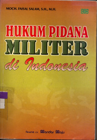 Image of HUKUM PIDANA MILITER di Indonesia