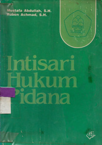 Image of Intisari Hukum Pidana