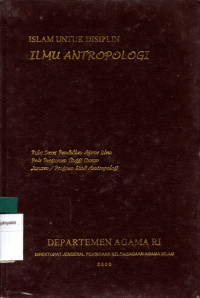 Image of ISLAM UNTUK DISIPLIN ILMU ANTROPOLOGI