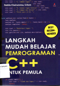 Image of LANGKAH MUDAH BELAJAR PEMOGRAMAN C++ Untuk Pemula