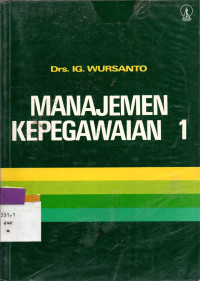 Image of MANAJEMEN KEPEGAWAIAN 1