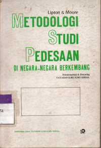 Image of Metodelogi Studi Pedesaan di Negara-negara Berkembang
