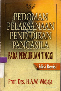 Image of PEDOMAN PELAKSANAAN PENDIDIKAN PANCASILA PADA PERGURUAN TINGGI