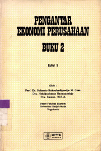 Image of PENGANTAR EKONOMI PERUSAHAAN
