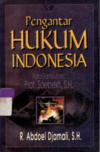 Image of Pengantar Hukum Indonesia