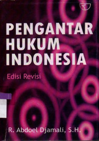 Image of PENGANTAR HUKUM INDONESIA