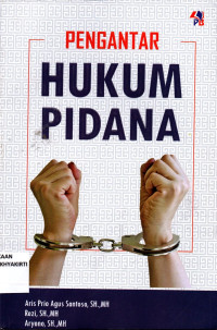 Image of PENGANTAR HUKUM PIDANA