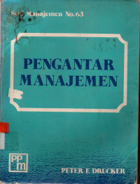 Image of PENGANTAR MANAJEMEN