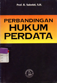 Image of PERBANDINGAN HUKUM PERDATA