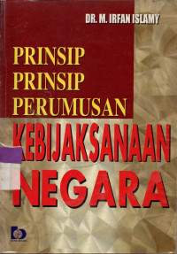 Image of PRINSIP PRINSIP PERUMUSAN KEBIJAKAN NEGARA