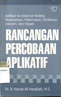 Image of RANCANGAN PERCOBAAN APLIKATIF
