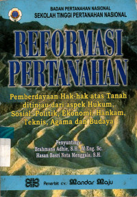 Image of REFORMASI PERTANIAN