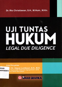 Image of UJI TUNTAS HUKUM LEGAL DUE DILIGENCE