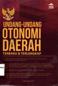 Image of UNDANG-UNDANG OTONOMI DAERAH TERBARU & TERLENGKAP