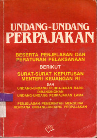 Image of UNDANG-UNDANG PERPAJAKAN